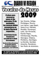 Destacar para �lbum: Vocales de Mesa 2009